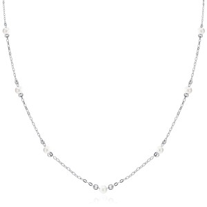 Colier argint cu bile sidefate DiAmanti Z2182NR-DIA (Argint 925‰ 1,4 g.) Colier argint cu bile sidefate DiAmanti Z2182NR-DIA (Argint 925‰ 1,4 g.)